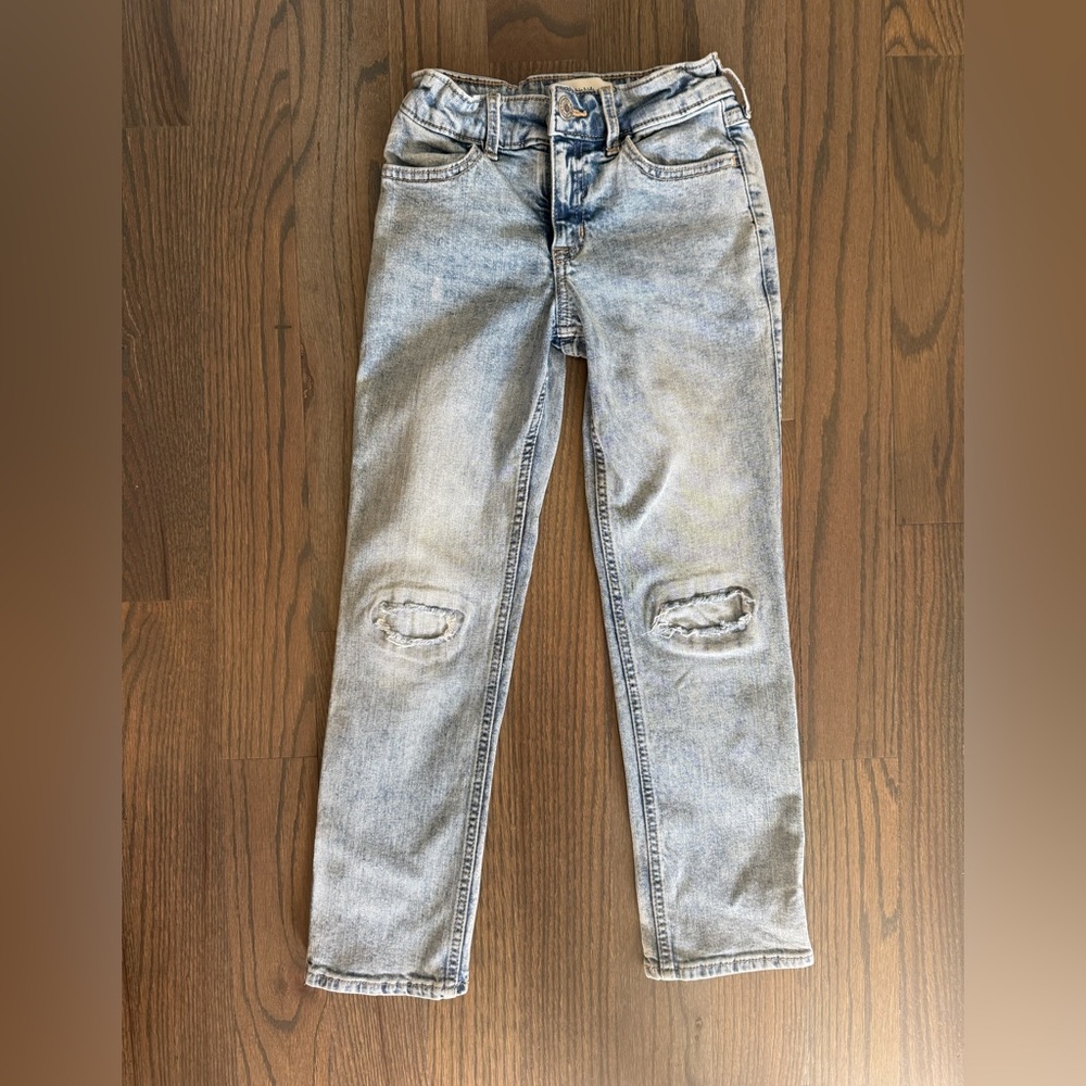 Abercrombie Kids Light Distressed Skinny Jeans